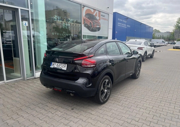 Citroen C4 cena 99900 przebieg: 5150, rok produkcji 2023 z Warszawa małe 56